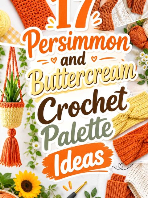 17 Persimmon and Buttercream Crochet Palette Ideas