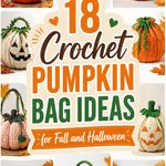 Crochet Pumpkin Bag Ideas for Fall and Halloween