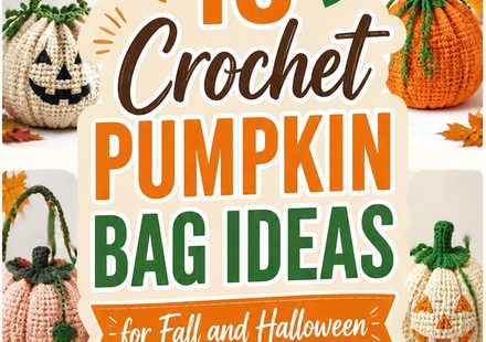 Crochet Pumpkin Bag Ideas for Fall and Halloween