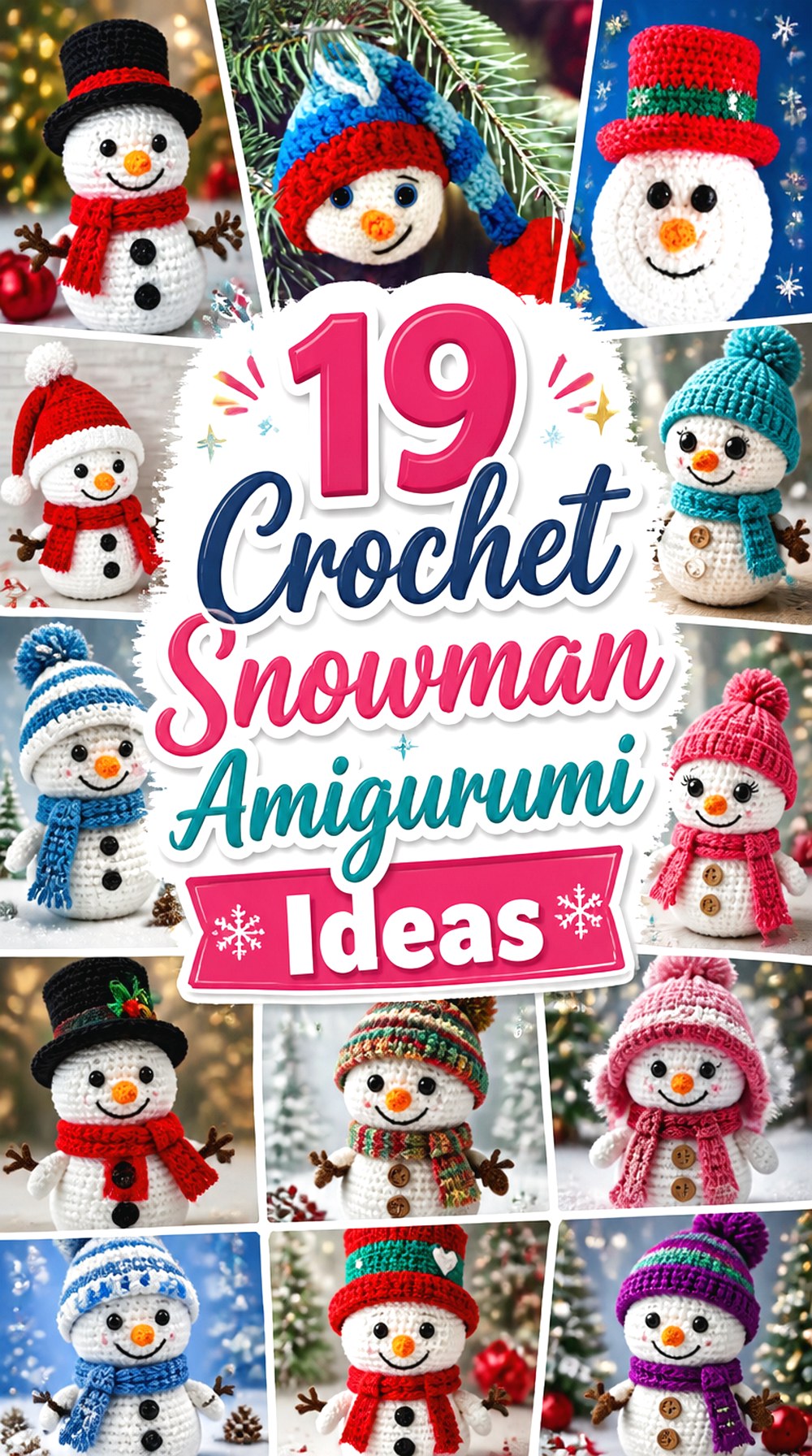 Crochet Snowman Amigurumi Ideas
