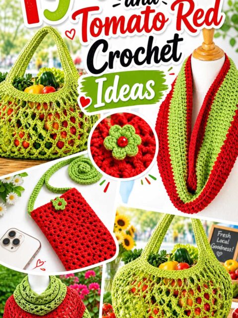 19 Wasabi and Tomato Red Crochet Ideas