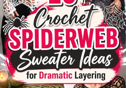 Crochet Spiderweb Sweater Ideas for Dramatic Layering