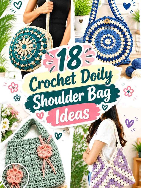 18 Crochet Doily Shoulder Bag Ideas
