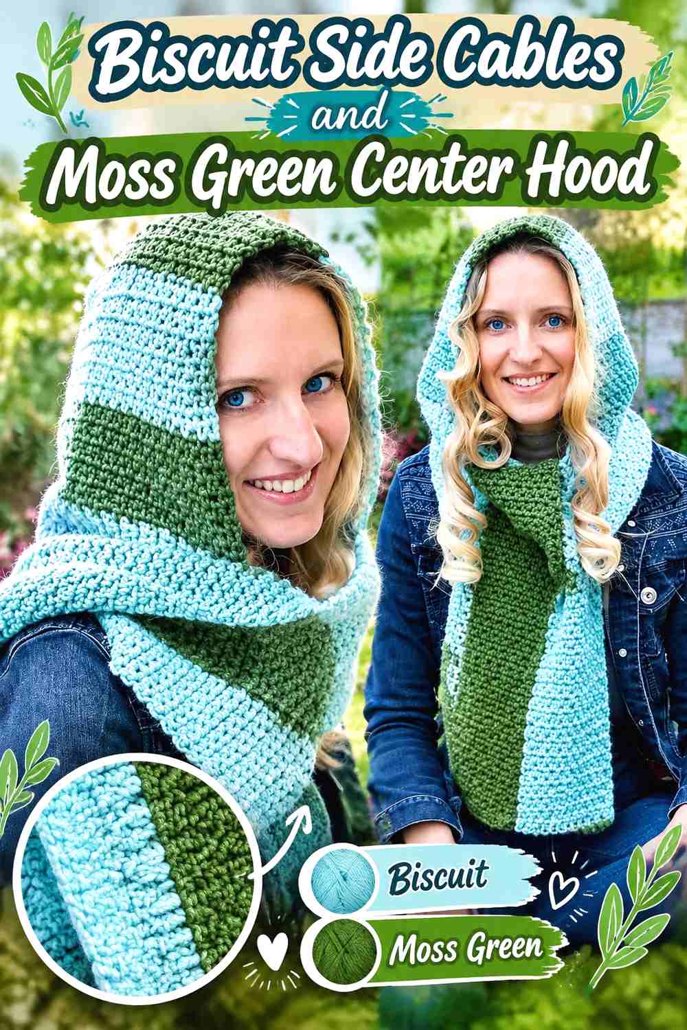 8. Biscuit Side Cables and Moss Green Center Hood